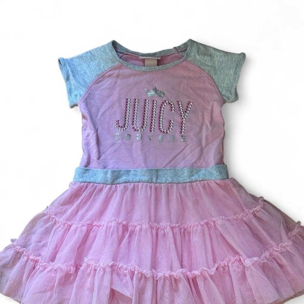 Pink Juicy Couture‎ childrens dress with rhinestone logo